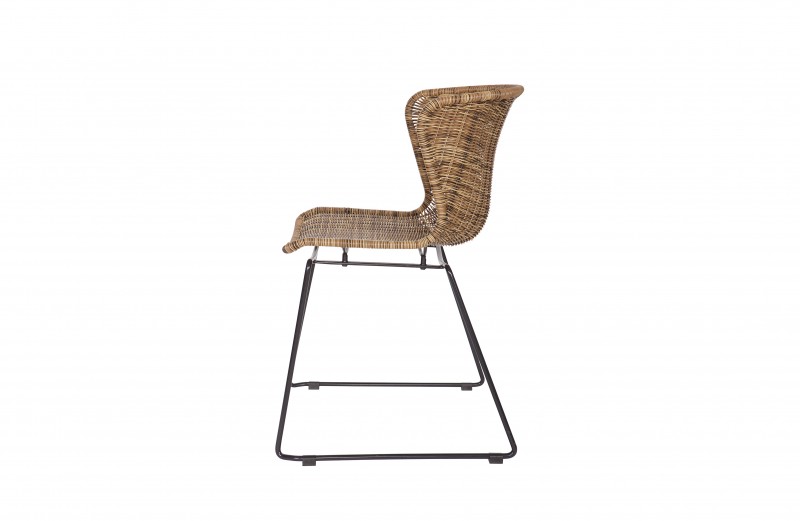 WINGS CHAIR NATUR POLY RATTAN OUTDOOR    - CHAIRS, STOOLS